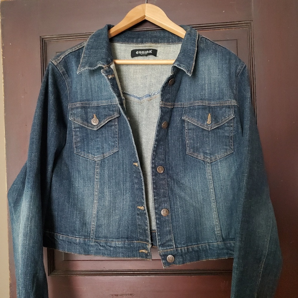 EUNINA Stretch Denim Jacket